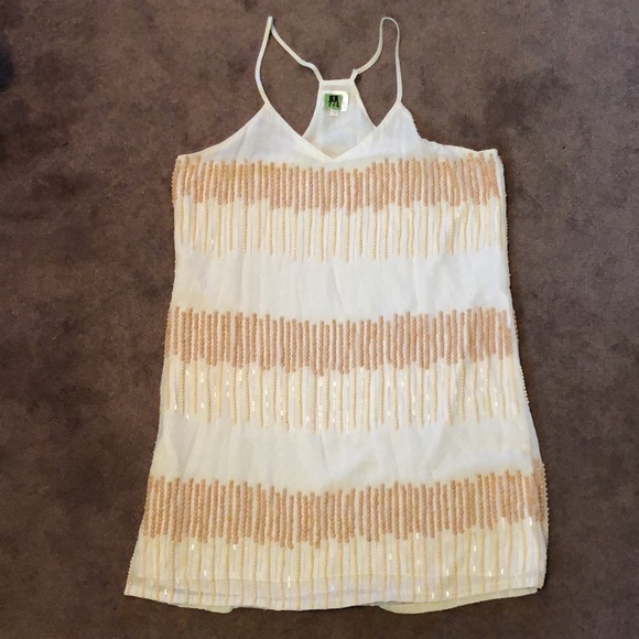 Parker White Beaded Embellished Cami dress - Picture 11 of 11